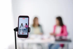 Grabación de vídeos y contenido para redes sociales